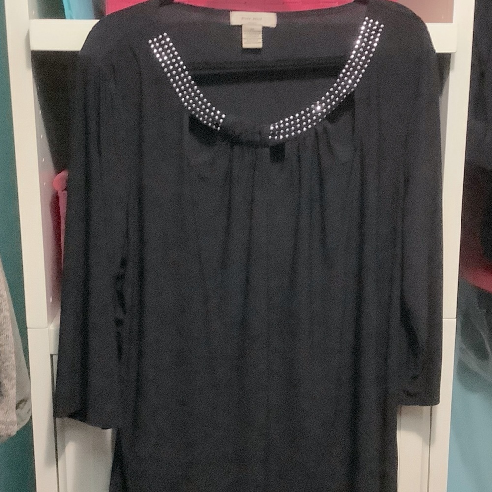 Dressy black blouse